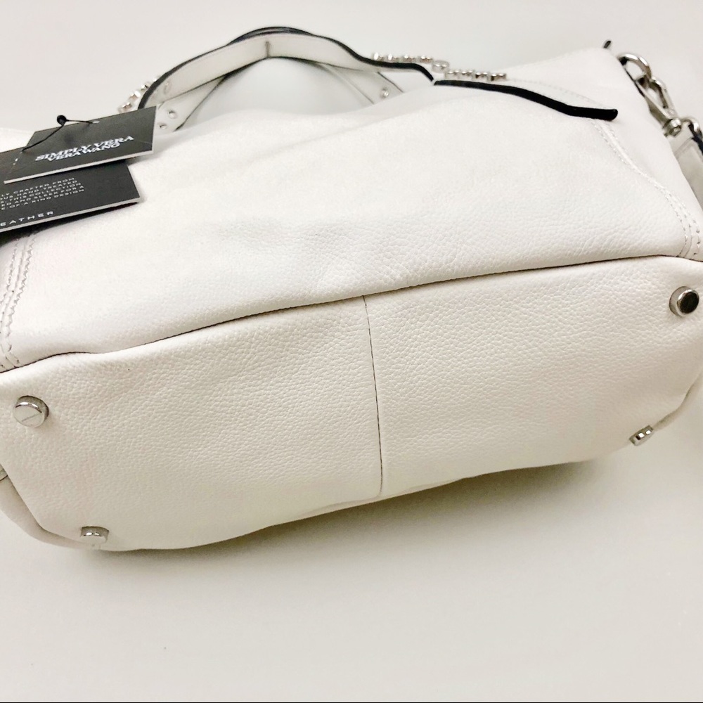 Simply Vera Vera Wang White Leather Crossbody Bag - Picture 7 of 8